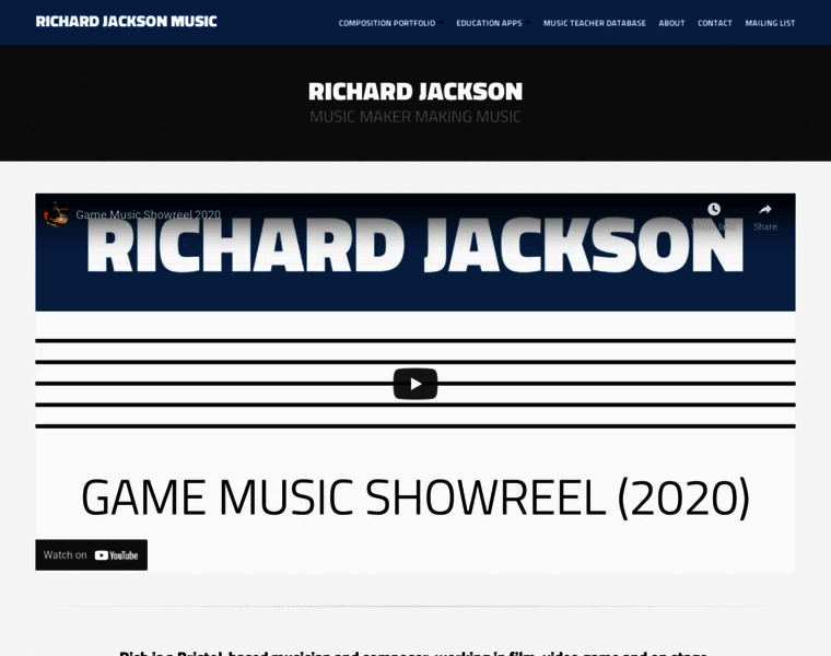 Richardjacksonmusic.com thumbnail