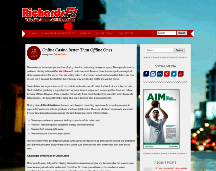 Richardsf1.com thumbnail