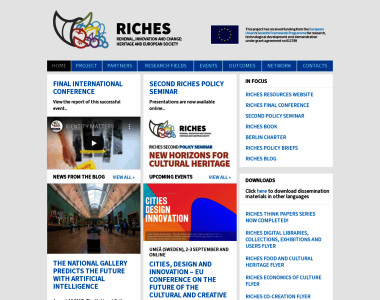 Riches-project.eu thumbnail
