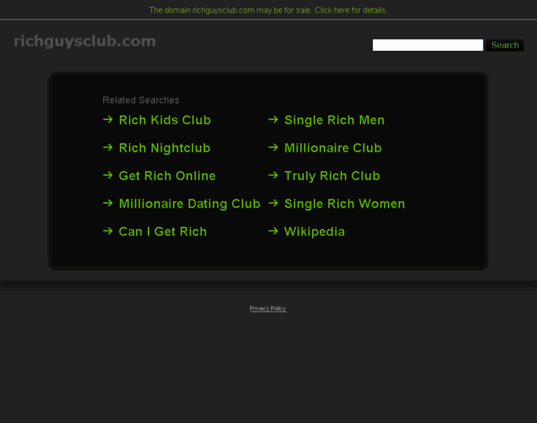 Richguysclub.com thumbnail