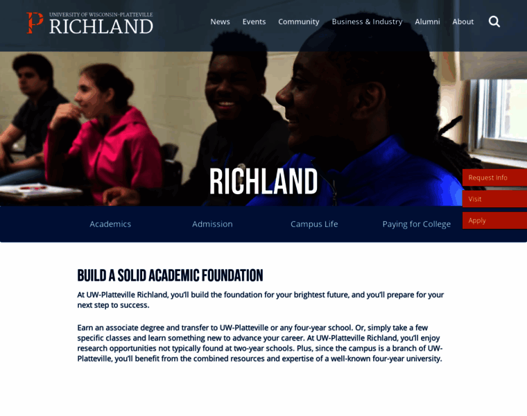 Richland.uwc.edu thumbnail