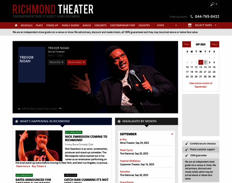 Richmond-theater.com thumbnail