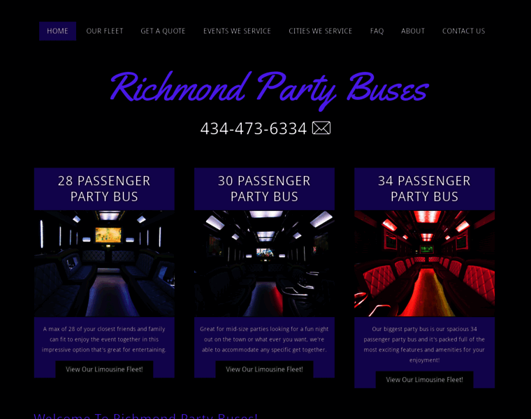 Richmondpartybuses.com thumbnail