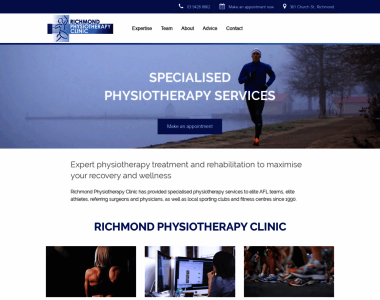 Richmondphysiotherapyclinic.com.au thumbnail