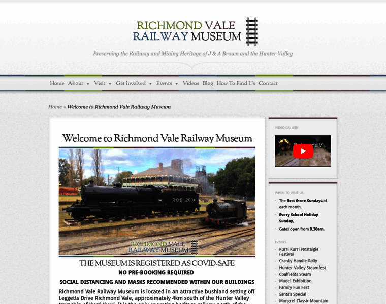 Richmondvalerailwaymuseum.org thumbnail