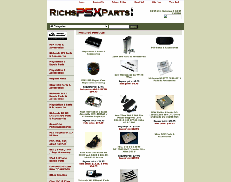 Richspsxparts.com thumbnail