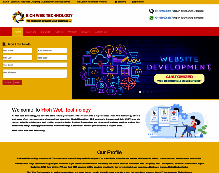 Richwebtechnology.com thumbnail