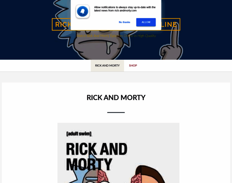 Rick-andmorty.com thumbnail