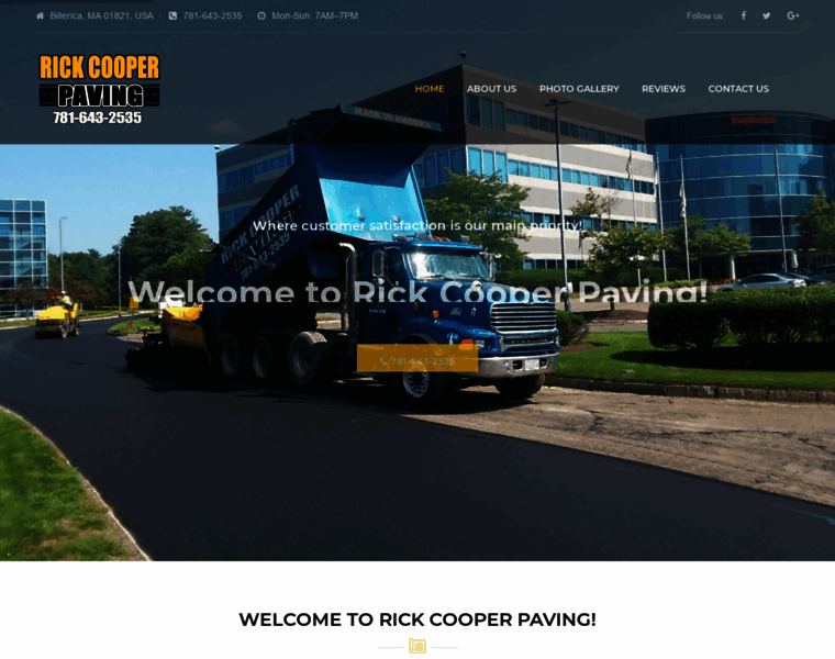 Rickcooperpaving.com thumbnail