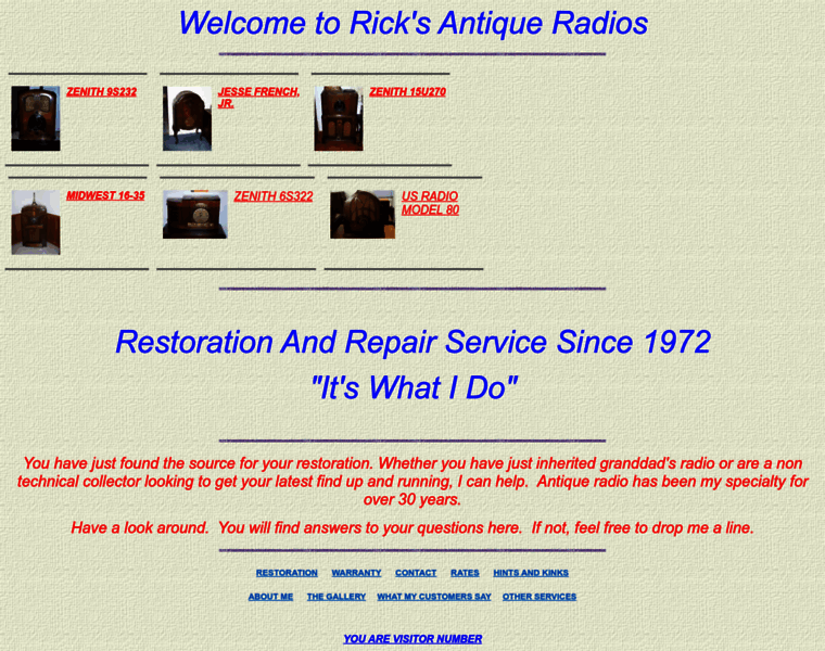 Ricksantiqueradios.com thumbnail