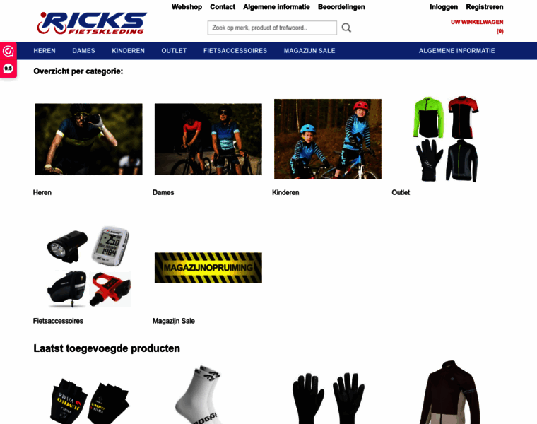 Ricksfietskleding.nl thumbnail