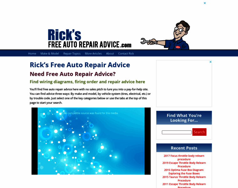 Ricksfreeautorepairadvice.com thumbnail