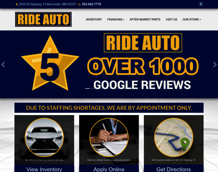 Rideautosale.com thumbnail