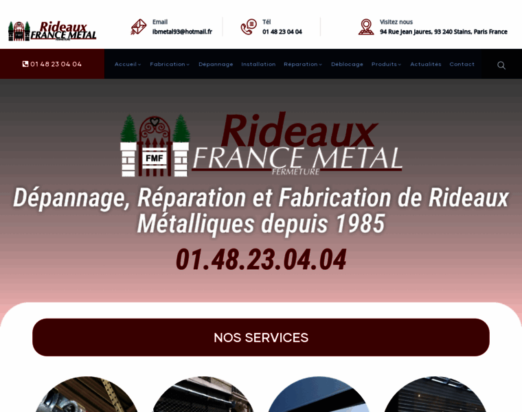 Rideaux-francemetal.fr thumbnail
