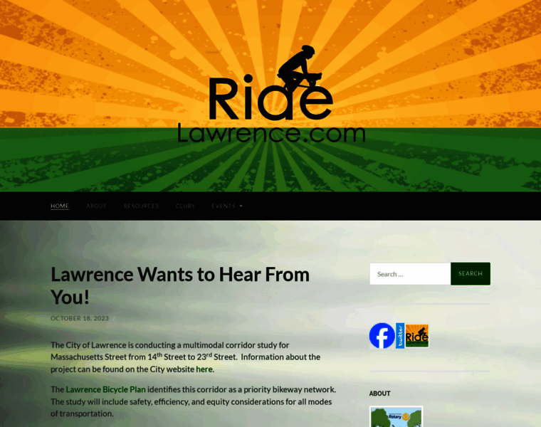 Ridelawrence.com thumbnail