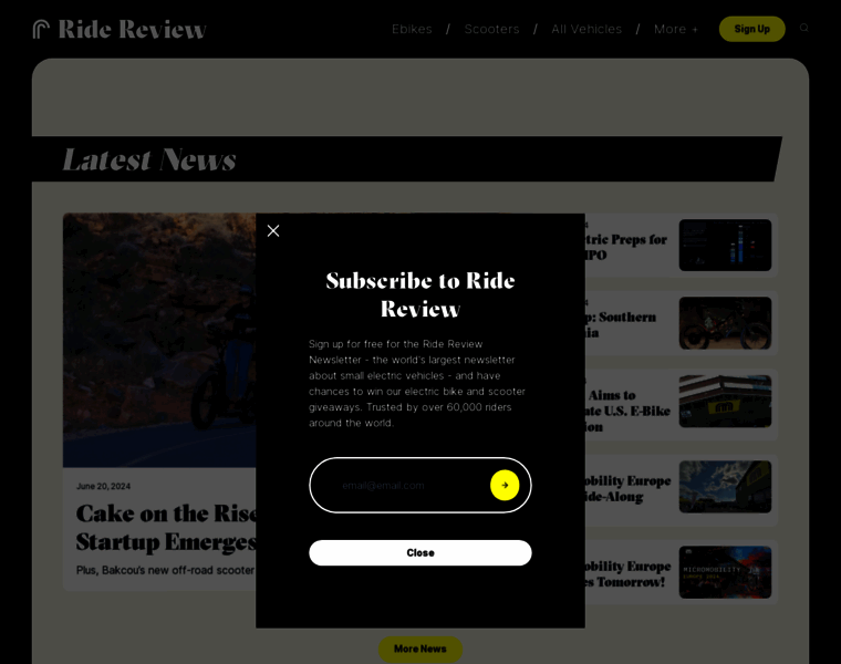 Ridereview.com thumbnail