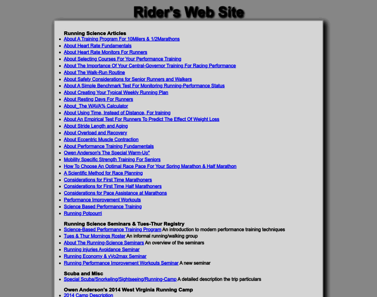 Ridersite.org thumbnail