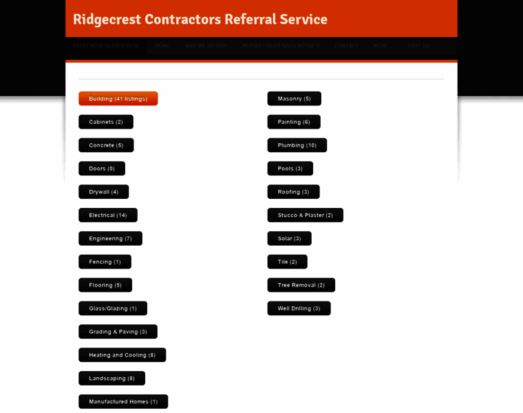 Ridgecrestcontractors.com thumbnail