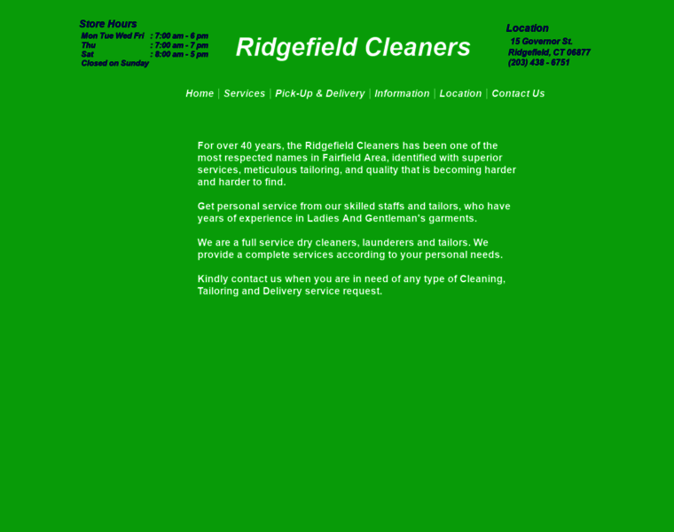 Ridgefieldcleaner.com thumbnail