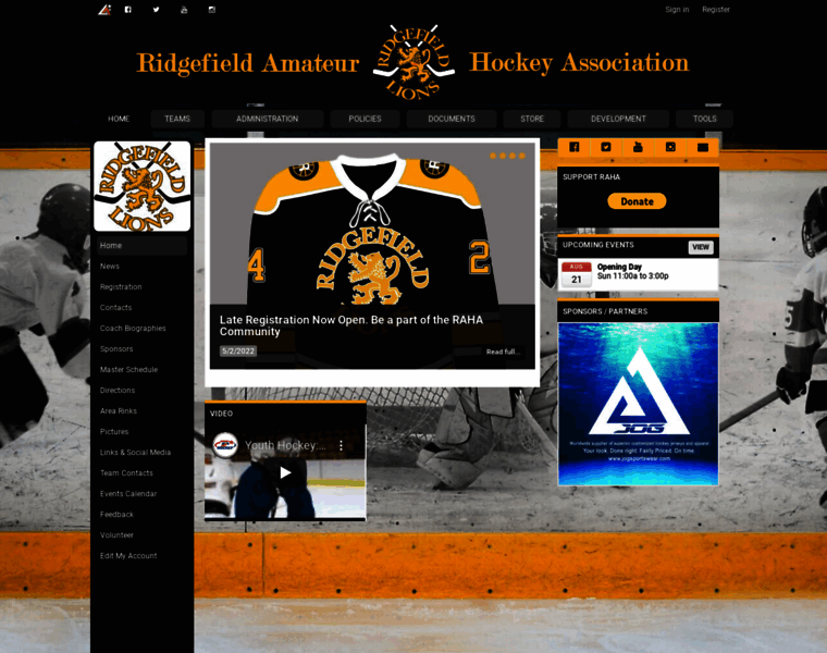 Ridgefieldhockey.org thumbnail