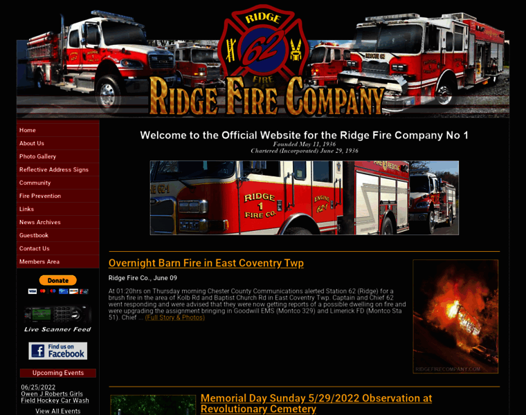 Ridgefirecompany.com thumbnail