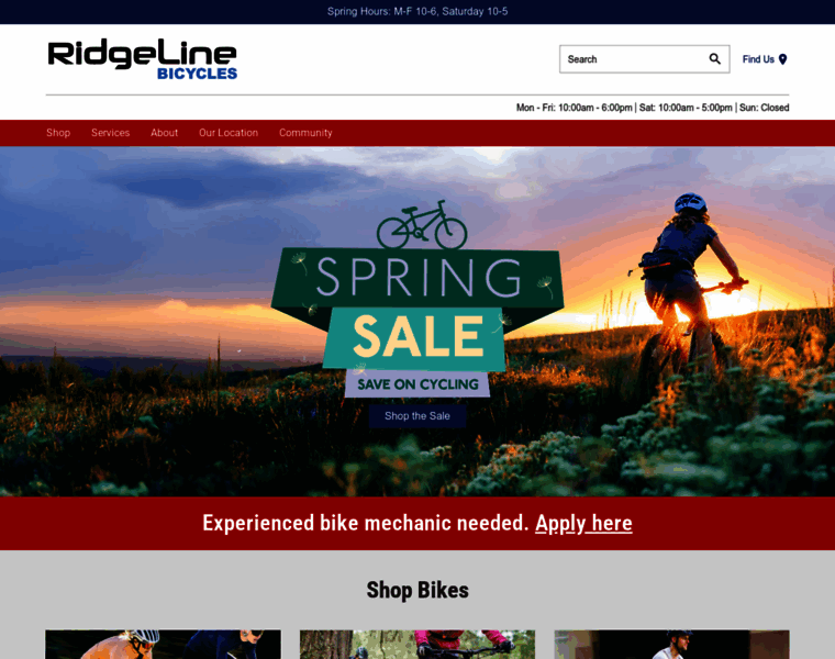 Ridgelinebikes.com thumbnail