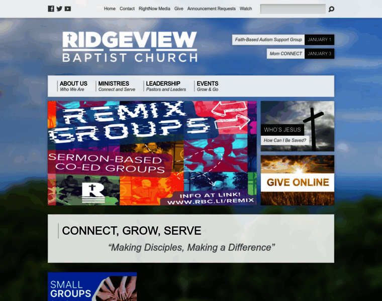 Ridgeviewbaptist.org thumbnail
