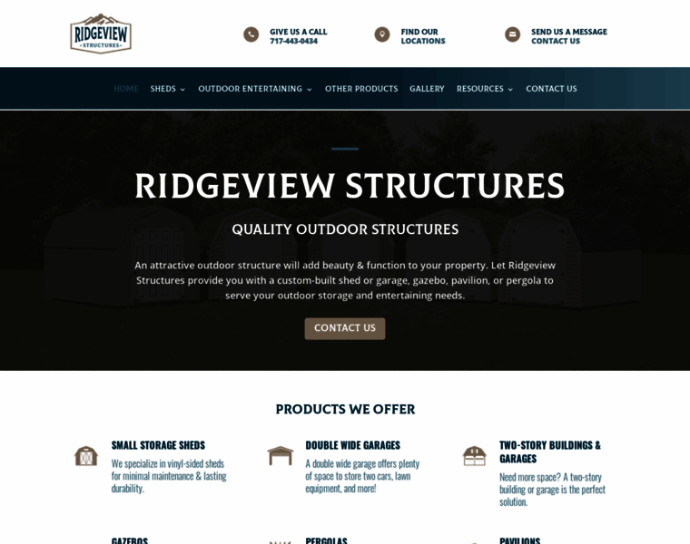 Ridgeviewstructures.net thumbnail