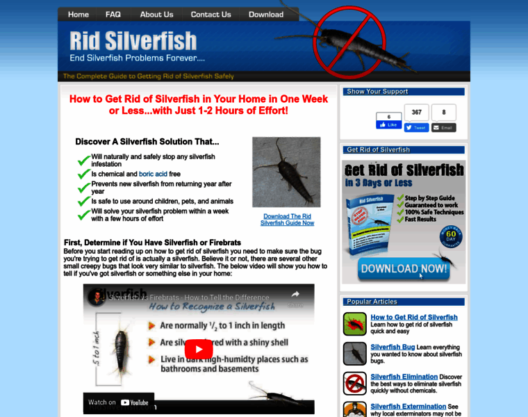 Ridsilverfish.com thumbnail