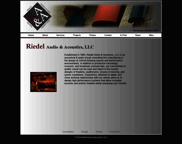 Riedelacoustics.com thumbnail