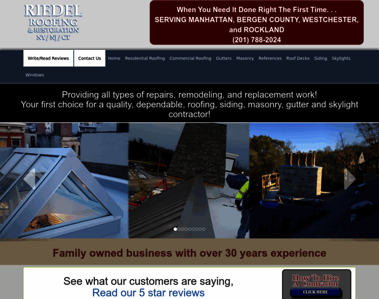 Riedelroofing.com thumbnail