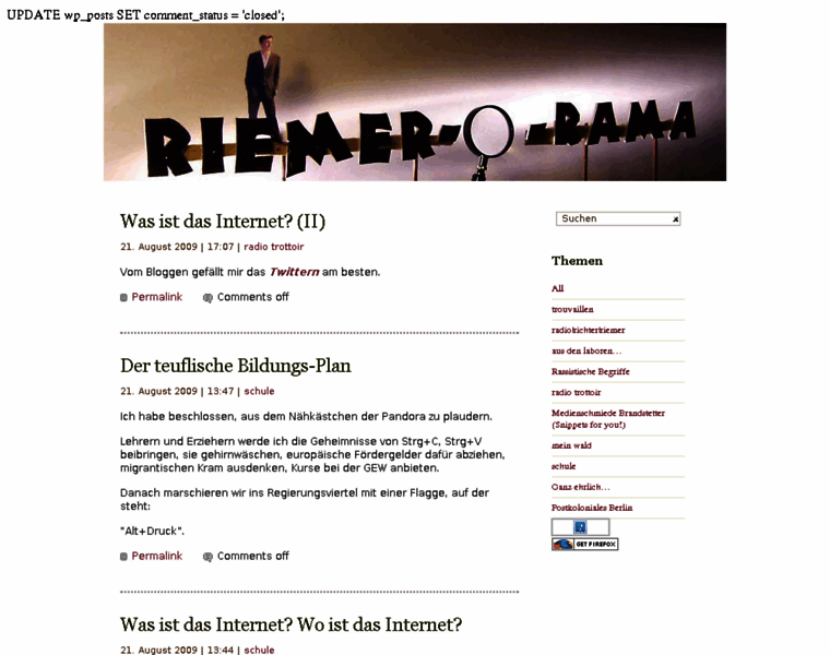 Riemer-o-rama.info thumbnail