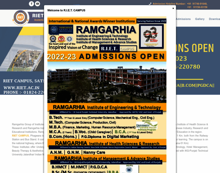 Riet.ac.in thumbnail Riet.ac.in thumbnail