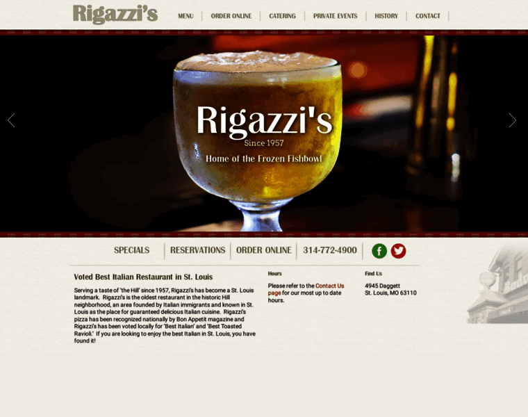 Rigazzis.com thumbnail