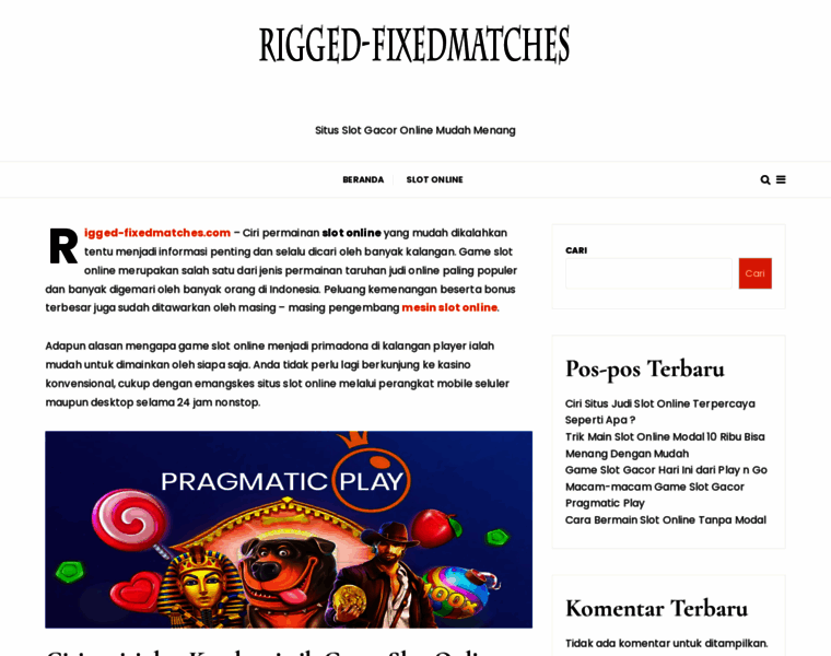 Rigged-fixedmatches.com thumbnail