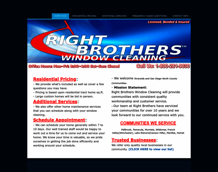 Rightbrotherswindowcleaning.com thumbnail