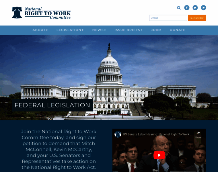 Righttoworkcommittee.org thumbnail