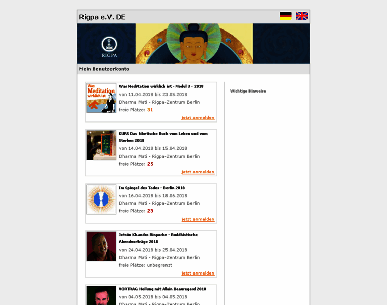 Rigpaevents.de thumbnail