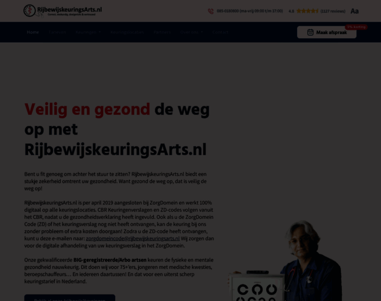 Rijbewijskeuringsarts.nl thumbnail