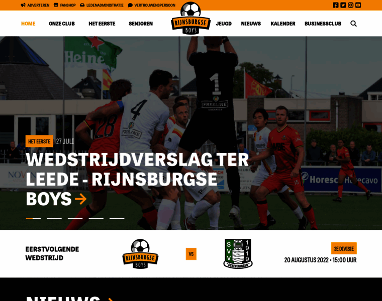 Rijnsburgseboys.nl thumbnail