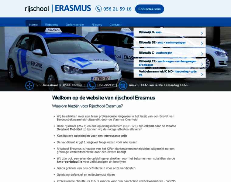 Rijschoolerasmus.be thumbnail