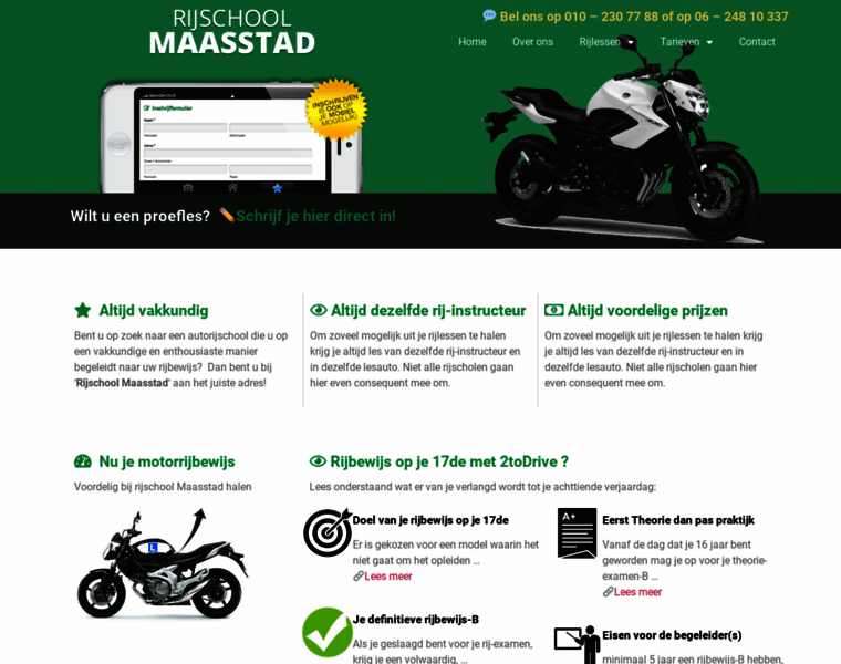 Rijschoolmaasstad.nl thumbnail