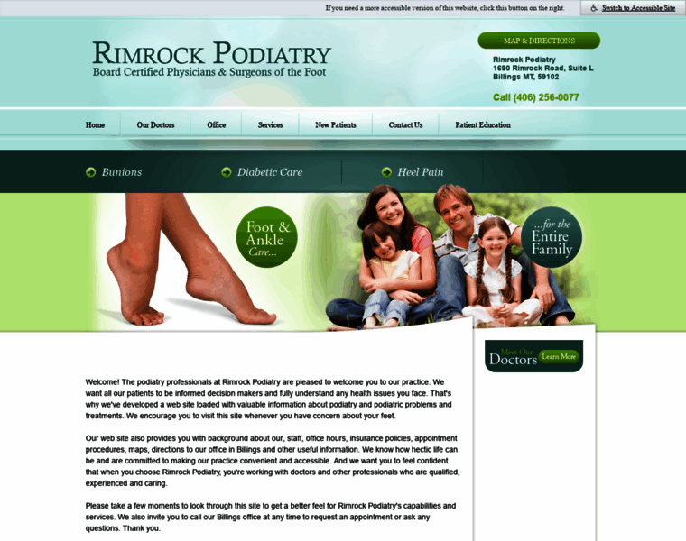 Rimrockpodiatry.com thumbnail