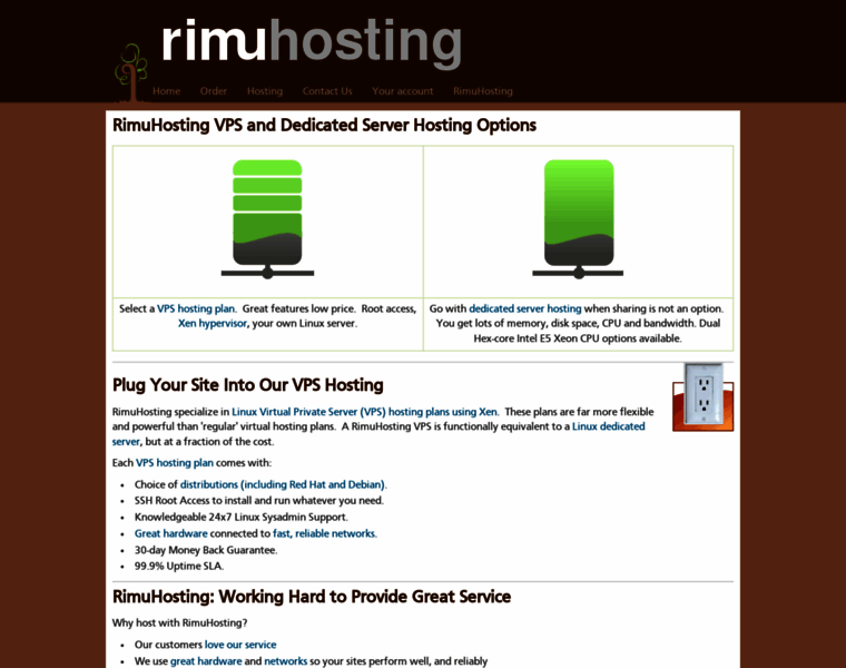 Rimuhosting.com thumbnail
