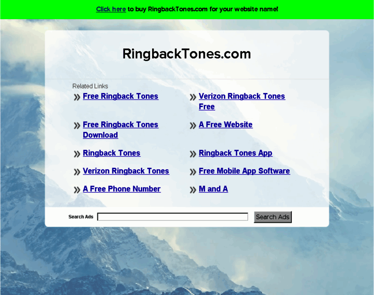 Ringbacktones.com thumbnail