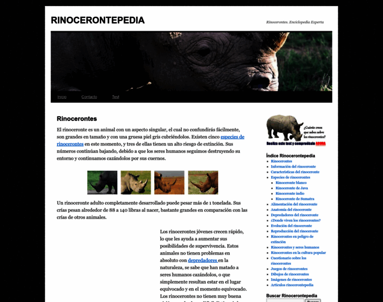 Rinocerontepedia.com thumbnail
