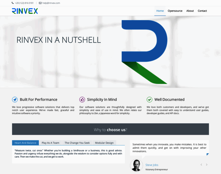Rinvex.com thumbnail