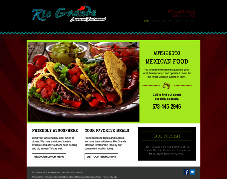 Riograndemexicanrestaurant.net thumbnail