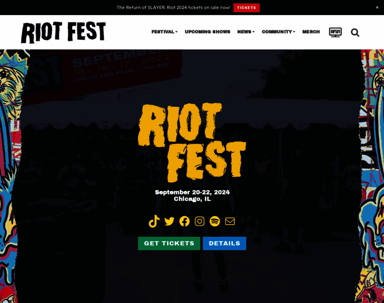 Riotfest.org thumbnail