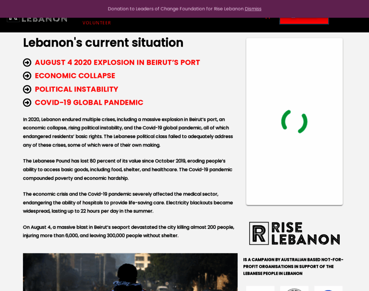 Riselebanon.org.au thumbnail